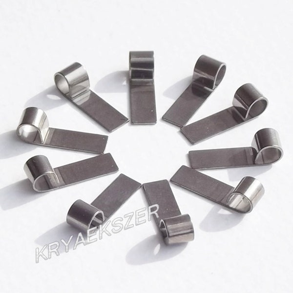 reserved for Despina Petri 50 pcs Hypoallergenic stainless steel Glue on bails