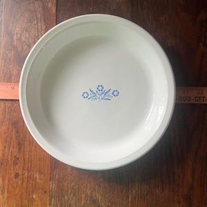10&quot; korenbloemblauw Corning Ware-taartbord