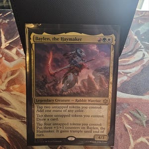 MTG Commander Deck EDH – Baylen the Haymaker – Custom Tokens Deck – Ready to Play 100 Cards Magic the Gathering
