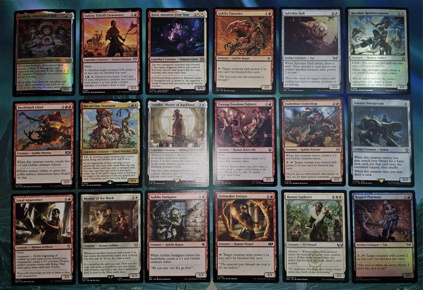 arabella mtg commander deck Arabella, Abandoned Doll MTG EDH Commander Deck, Boros Doll Army!