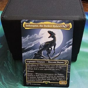 MTG Indoraptor Enrage Dinosaur Commander-kortlek – Anpassad Magic the Gathering 100-kort
