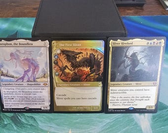 EDH スリヴァーデッキパーツ　宝石の睡蓮　悟りの教示者 MTG 初代スリヴァーデッキボックス：EDH 統率者戦カード100枚入り
