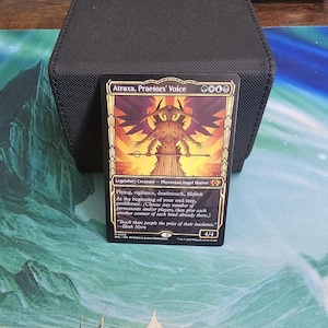 atraxa card sleeves Atraxa, Praetors' Voice - Full Art Altered Art Custom Proxy Cards Lord of the Rings Custom Atraxa commander deck sleeves