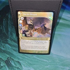 Mazo Ur-Dragon MTG Commander: Dragón tribal personalizado, listo para jugar