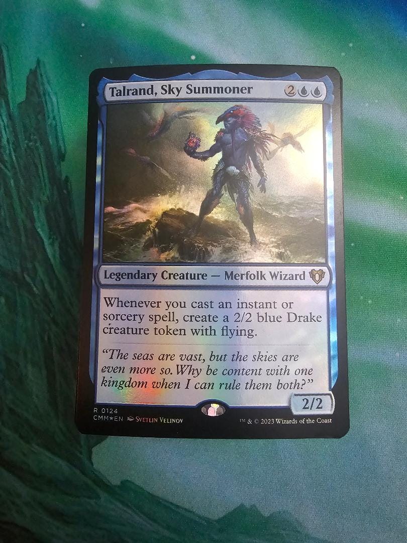 mtg talrand commander deck MTG Commander Deck: Talrand, Sky Summoner Spellslinger – 100 Card Magic  Gathering Set