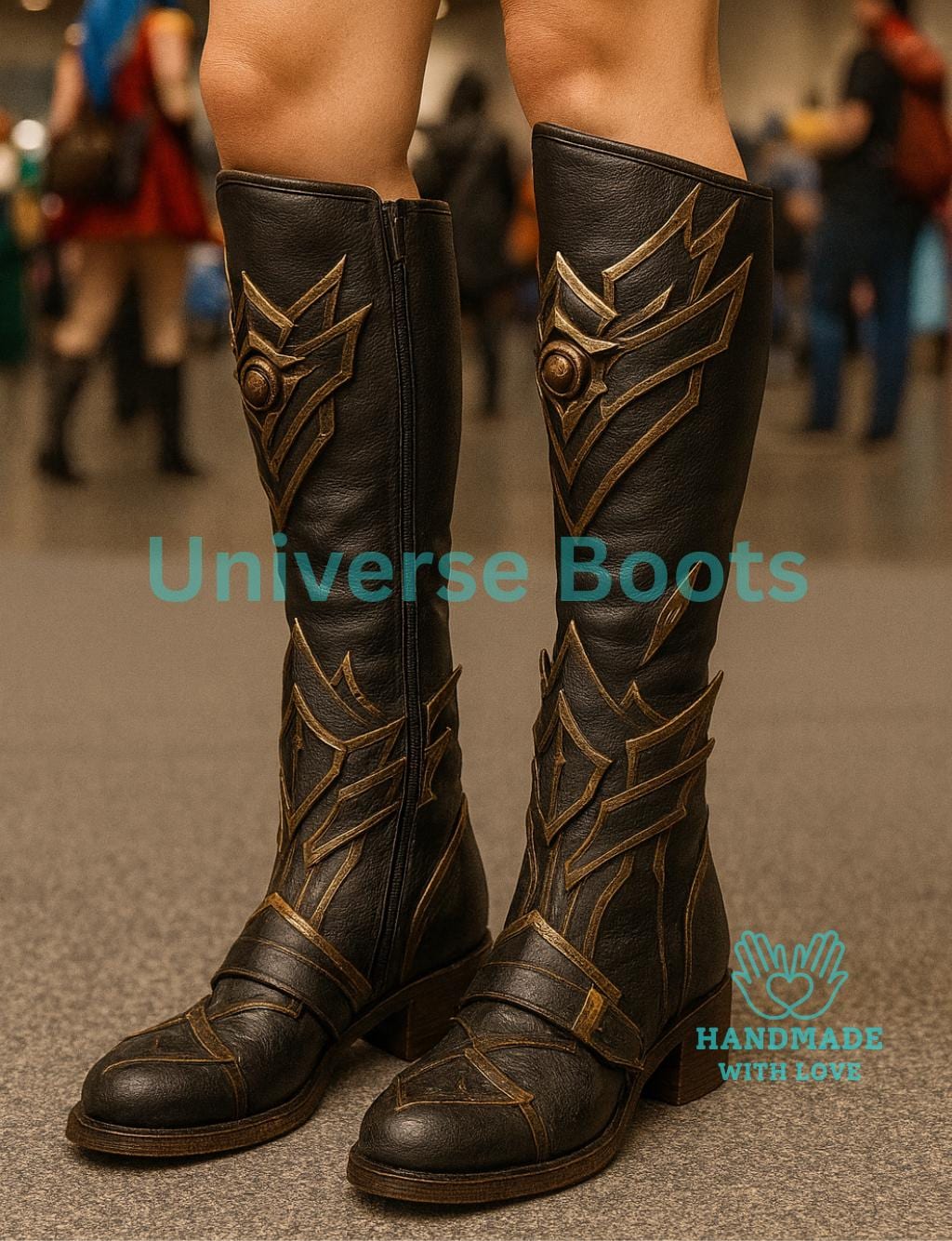 green emerald velvet dress A Leading Role Premium Gold Sparkle Boots exclusive at A Leading Role