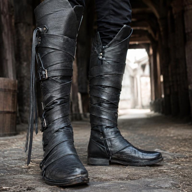 Medieval Rangers Boot Medieval Knight Boots - Etsy