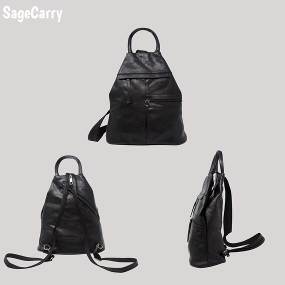 Vegan Leather Anti-Theft Backpack Purse with Wallet, 3-Way Carry Amazon.com: Botimmy Anti-Theft Backpack Purse for Women  main image 2