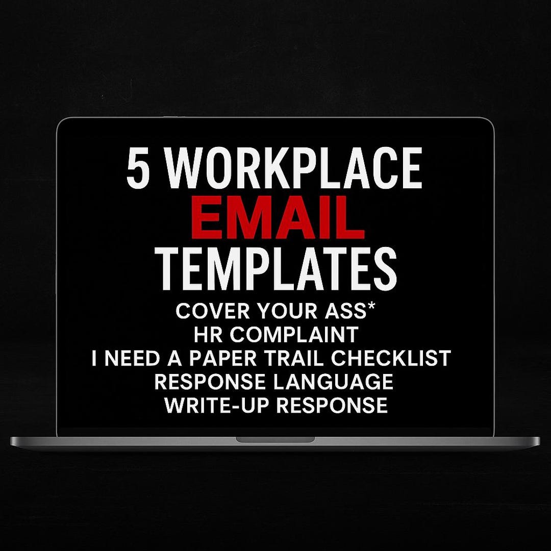 Workplace Template Bundle | Resignation Letter | Office Email Scripts | Printable PDF Downloads ...