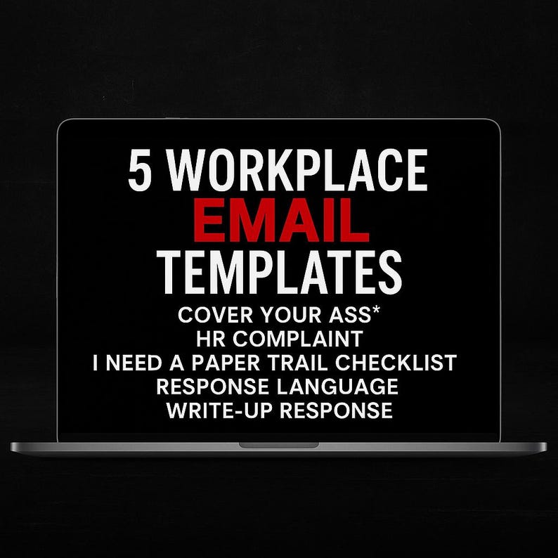 Workplace Template Bundle | Resignation Letter | Office Email Scripts ...