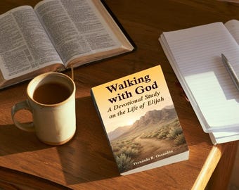 Walking With God Devotional eBook | Elijah Bible Study | Christian PDF Download | Printable Devotional