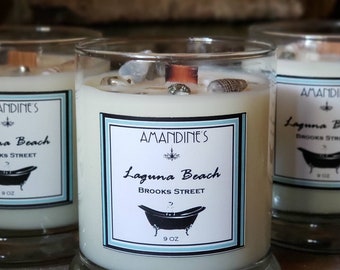 LAGUNA BEACH Crystal-infused Candle