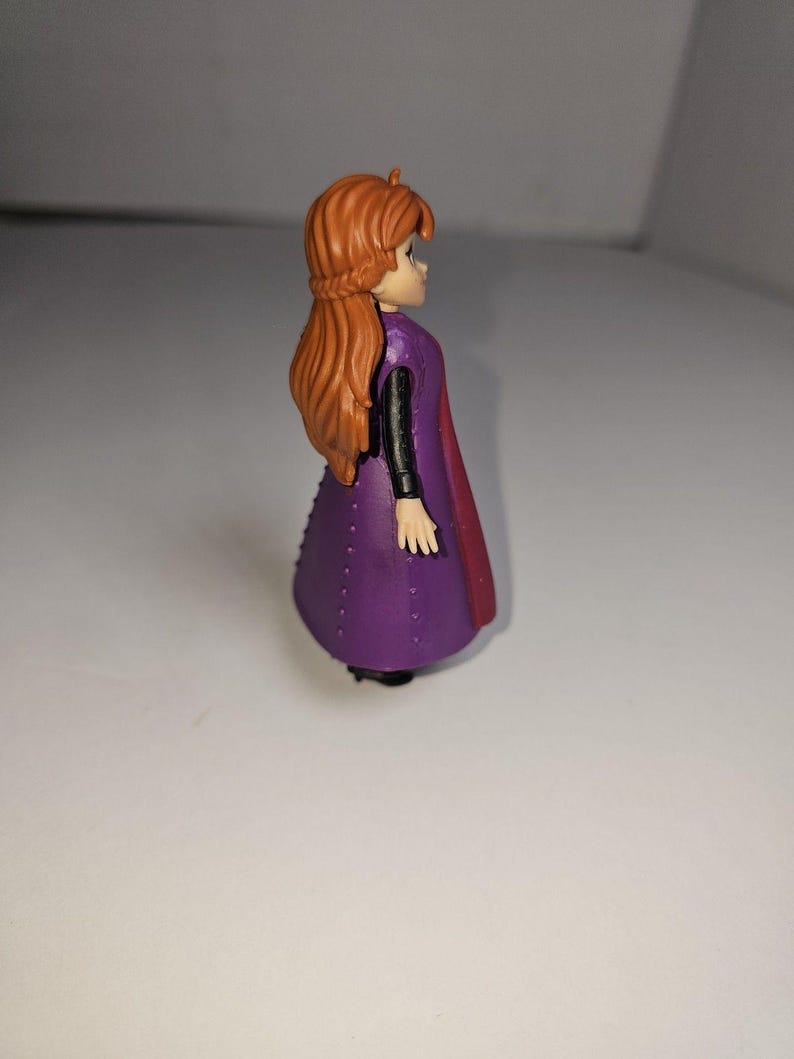 Disney Frozen 2 Anna Small Doll 4" with Removable Cape Hasbro image 2