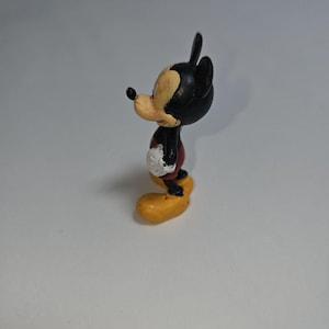 MICKEY MOUSE Disney Figure Figurine 2 1/4" Tall Hands on Hips Long Nose #0710D image 5