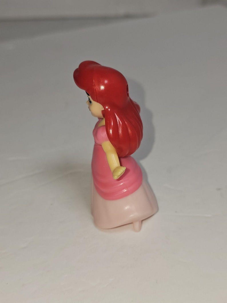 Figura de Ariel de La Sirenita de Disney 2020, Princesa Rosa de McDonald's #5, Muñeca de Juguete imagen 2