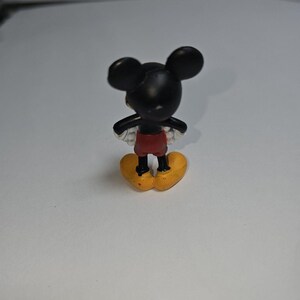MICKEY MOUSE Disney Figure Figurine 2 1/4" Tall Hands on Hips Long Nose #0710D image 4