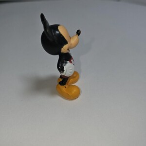 MICKEY MOUSE Disney Figure Figurine 2 1/4" Tall Hands on Hips Long Nose #0710D image 3