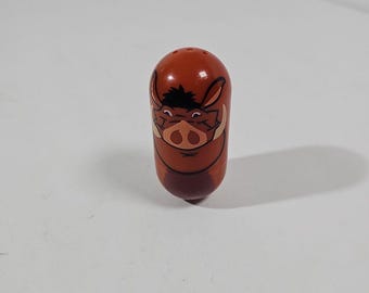 Disney Parks Lion King Pumbaa Pumba Wobbler Bean 3" Toy #38 Kelloggs Cereal 2006
