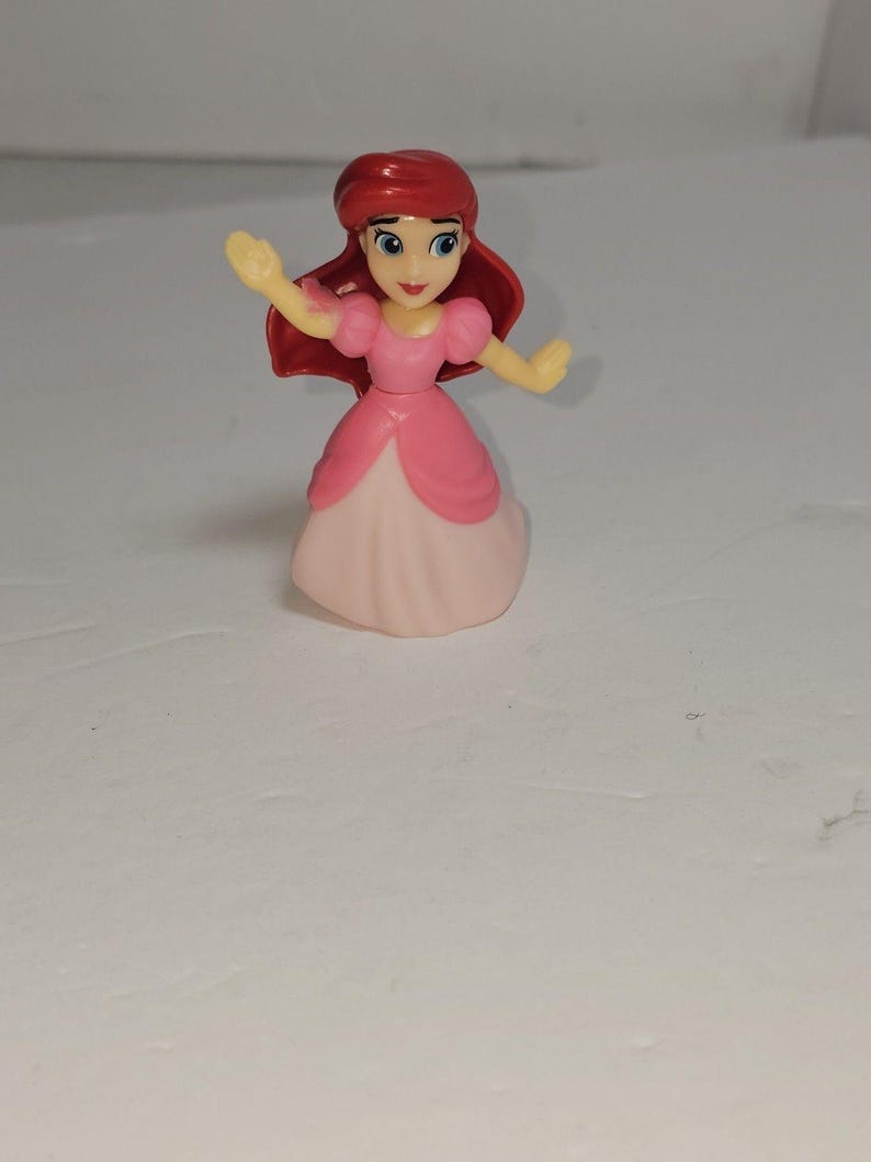 Figura de Ariel de La Sirenita de Disney 2020, Princesa Rosa de McDonald's #5, Muñeca de Juguete imagen 1