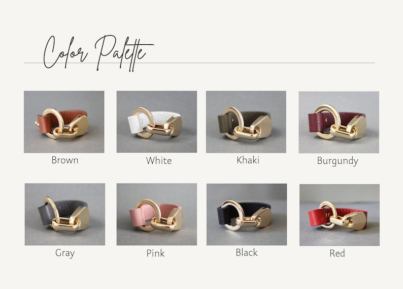 Embossed Italian Leather Bracelet With Gold Plated Metal Ring Etsy