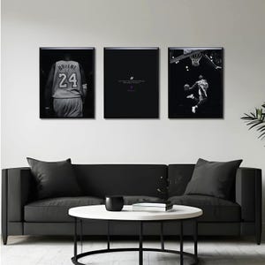Kobe Bryant Poster Bundle: Set of 3, High-Resolution (Digital Download A2 Size)