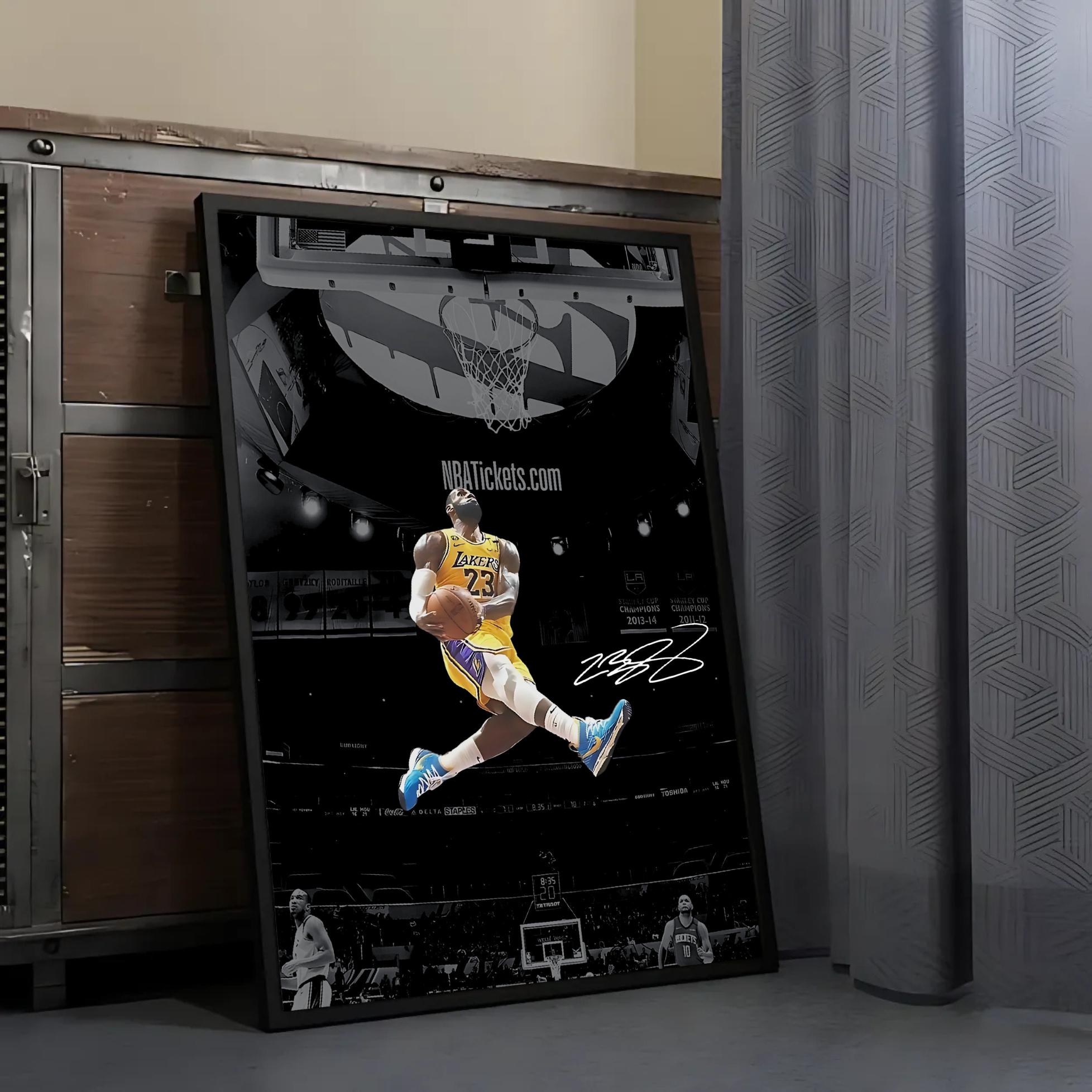 Lebron James Framed