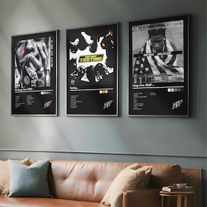 ASAP Rocky-albumposter: digitale muurkunstprint (A2)