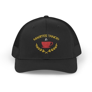 Marites Tanod Embroidered Trucker Hat Filipino Pinoy Gossip Patrol Adjustable Cap Funny Tropa Streetwear Gift for Men Women Friends