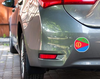 Eritrean Flag Car Sticker: Bubble-Free Vinyl Decal