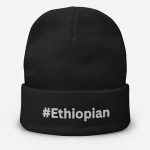 Embroidered #Ethiopian Pride Cap: Habesha Heritage Headwear