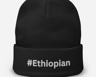 Embroidered #Ethiopian Pride Cap: Habesha Heritage Headwear