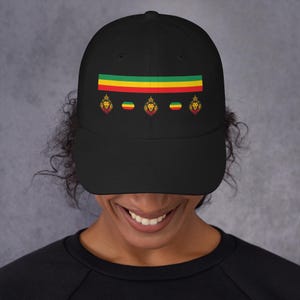 Habesha Unisex Hat – Eritrean & Ethiopian Heritage Cap – Tigrinya and Amharic Cultural Pride Headwear