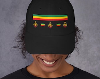 Habesha Unisex Hat – Eritrean & Ethiopian Heritage Cap – Tigrinya and Amharic Cultural Pride Headwear