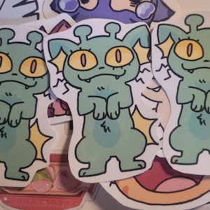 Alien Kitty | Cute Cat Sticker