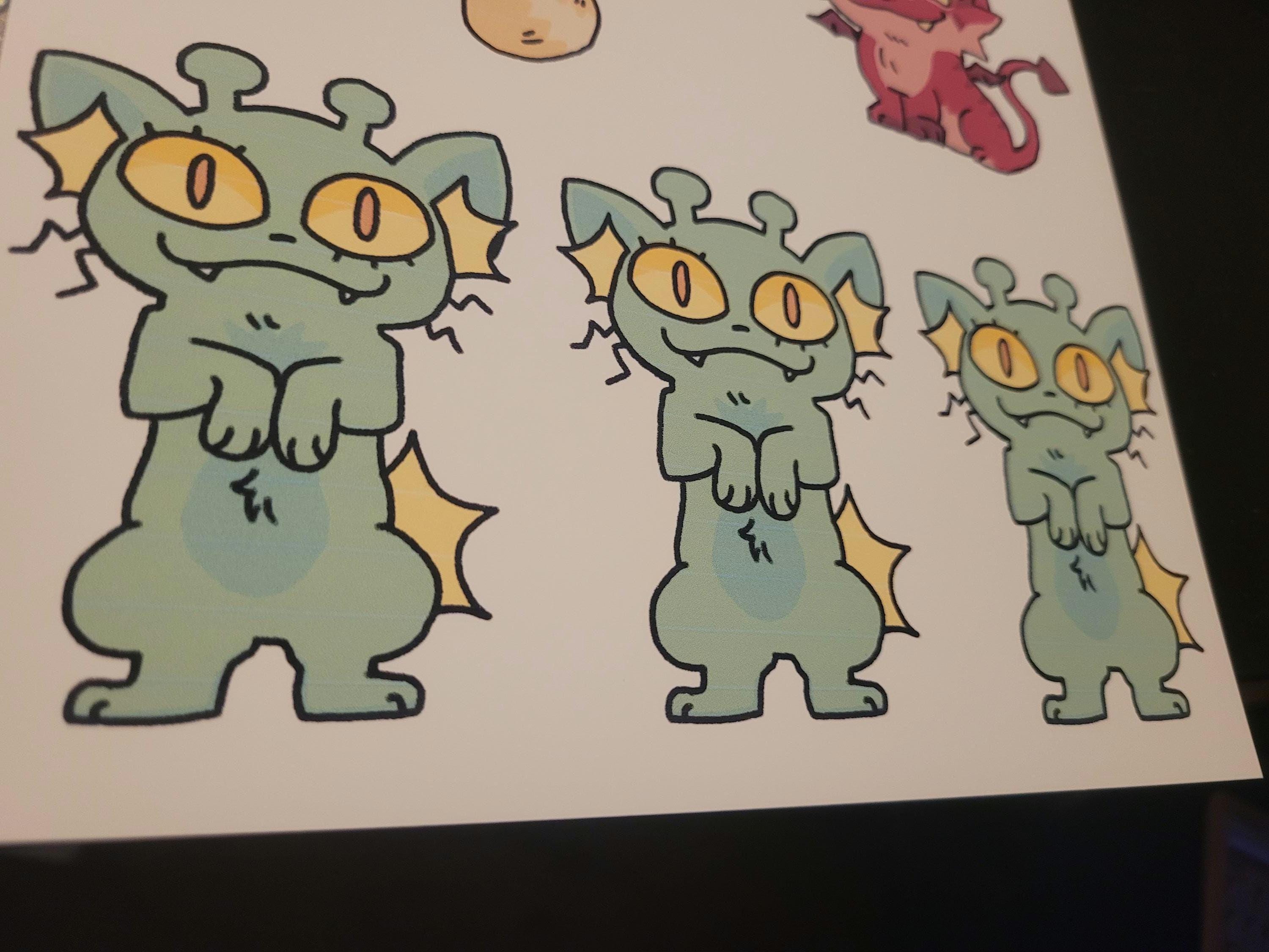 Alien Kitty | Cute Cat Sticker - Etsy