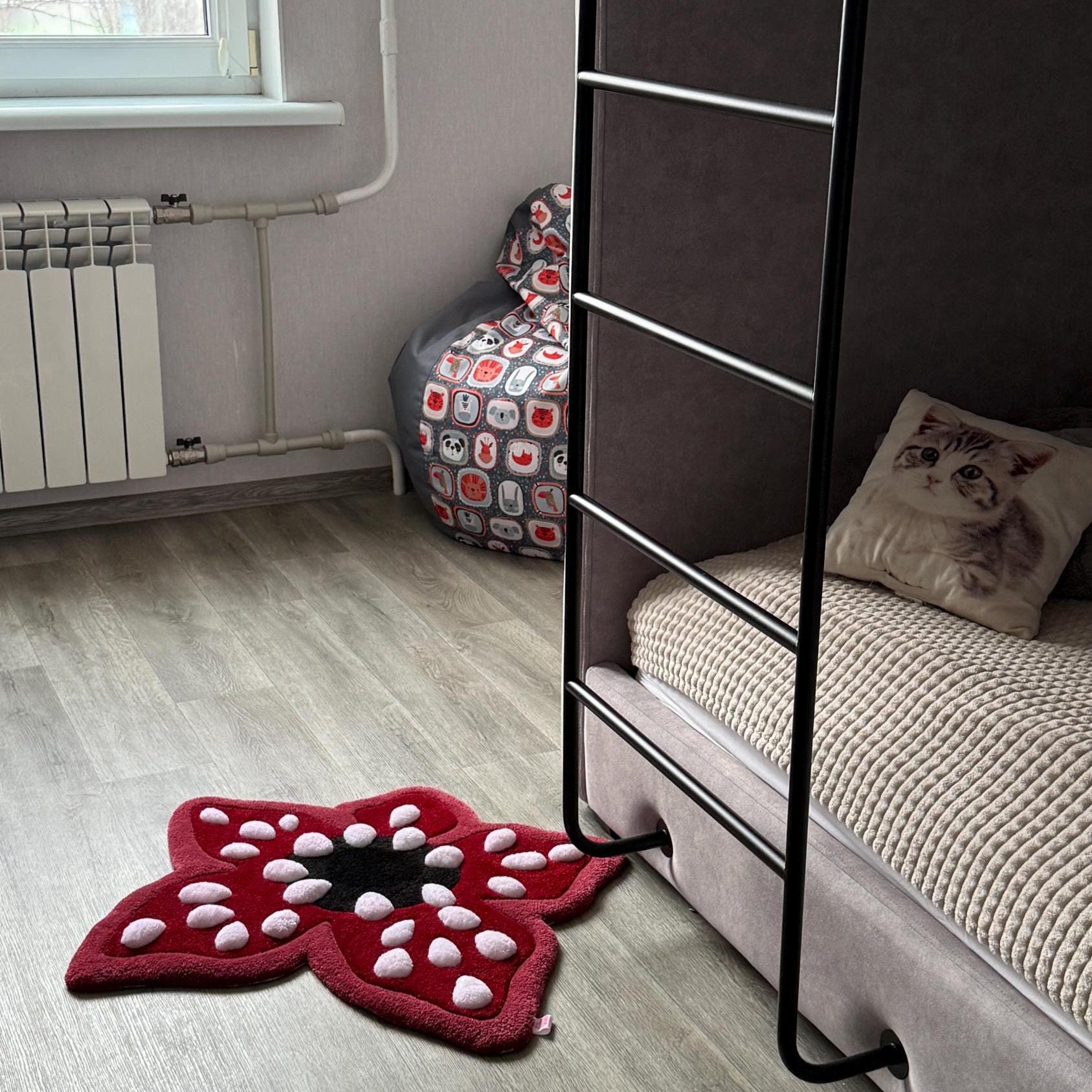 Horror Tuft Rug 3D Tufted Flower Rug | Statement Room Decor | Horror Inspired Tufted ...