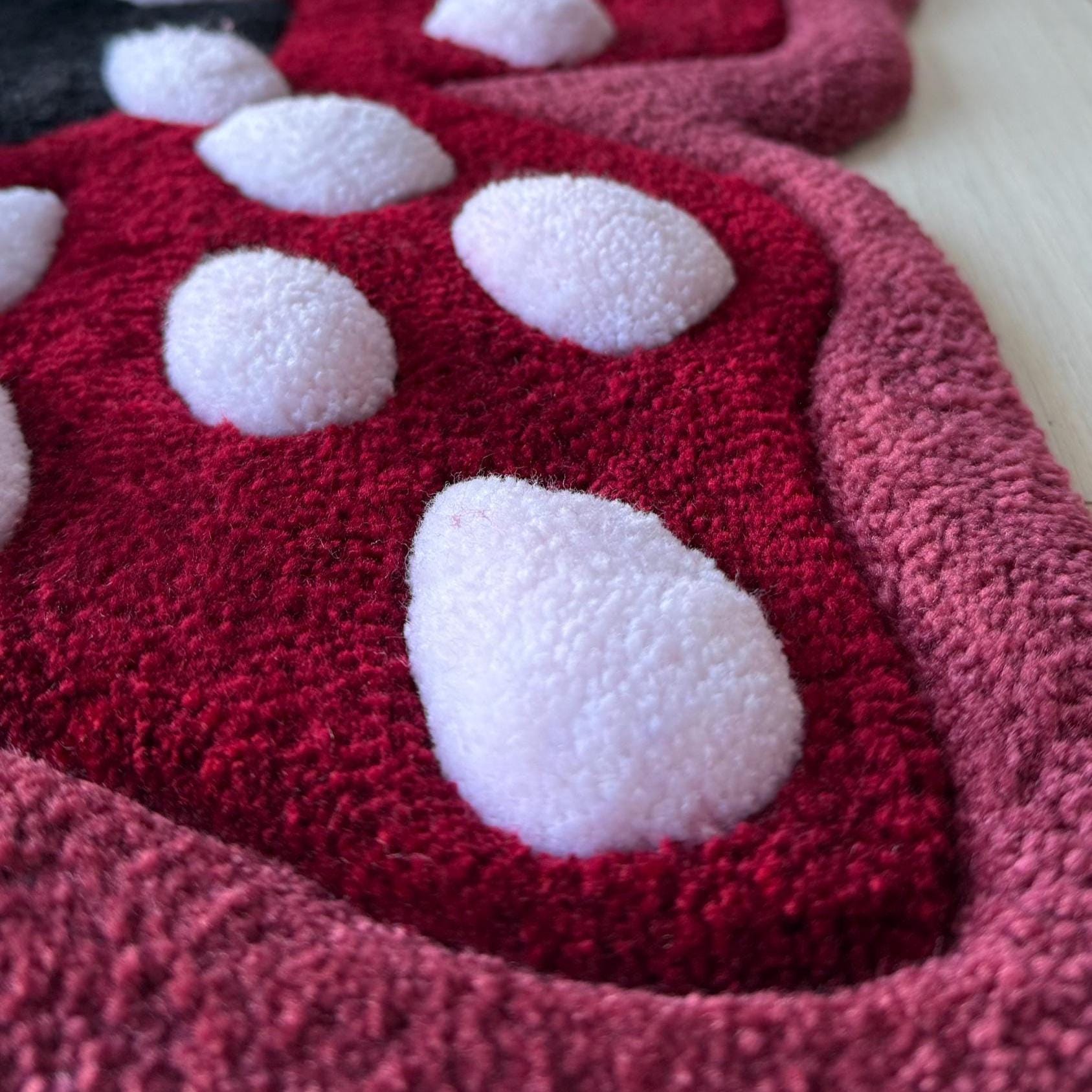 Horror Tuft Rug 3D Tufted Flower Rug | Statement Room Decor | Horror Inspired Tufted ...