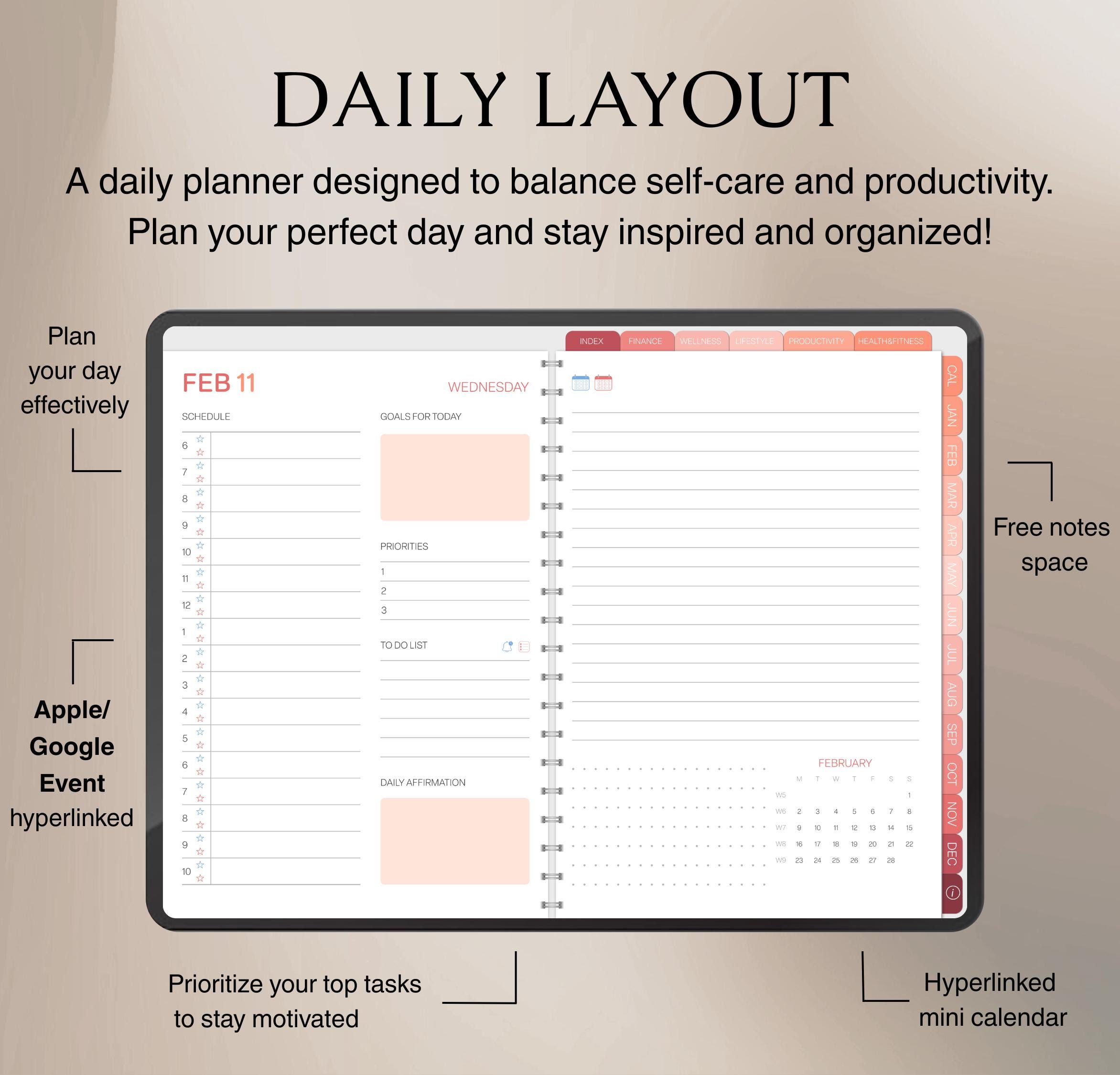 2026 All-in-one Hyperlinked Digital Planner – Goodnotes, Notability ...
