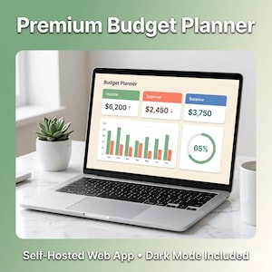 Haushaltsplaner Web App, PersonalFinance Dashboard, Schuldner Tracker (Self-Gasted)