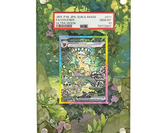 リーフィア ex SAR | ポケモンカード用拡張アートディスプレイケース