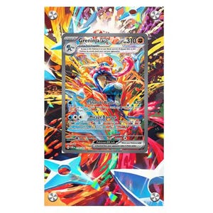 Greninja Ex SAR SIR 214/167 - 090/066 Extended Art Card Display Case