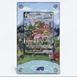 Rayquaza Vmax Alt Art 218/203 - 083/067 erweiterte Kunstkarten-Vitrine