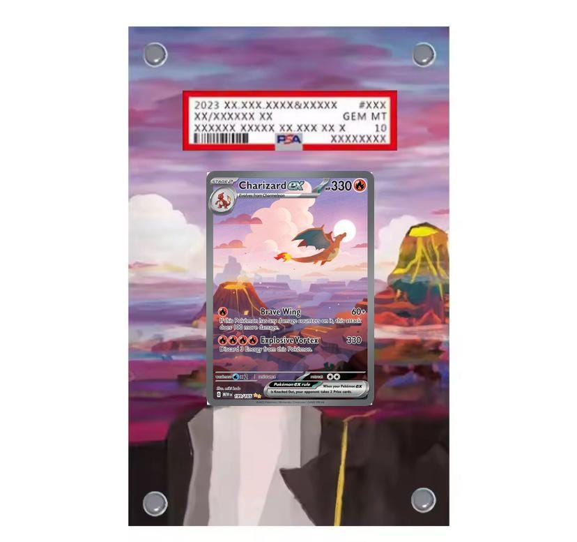 リザードン Ex SAR SIR 199/165 - 201/165 PSAグレード 拡張アート