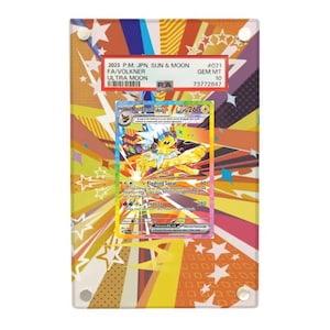 Jolteon Ex SAR SIR 153/131 - 209/187 PSA Graded Extended Art Card Display Case