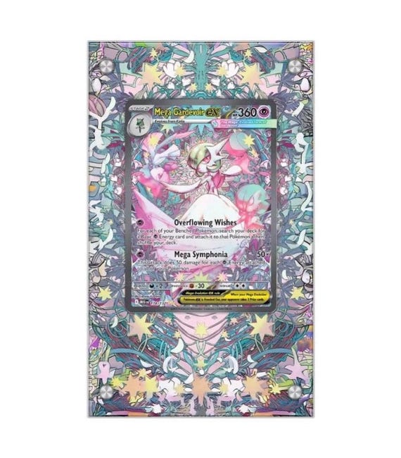 Mega Gardevoir Ex 087/063 - 178/132 SAR SIR Extended Art Card Display Case  - Etsy