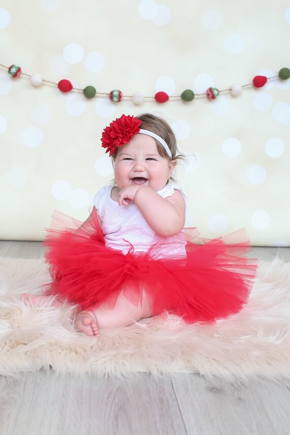 red tutu for baby