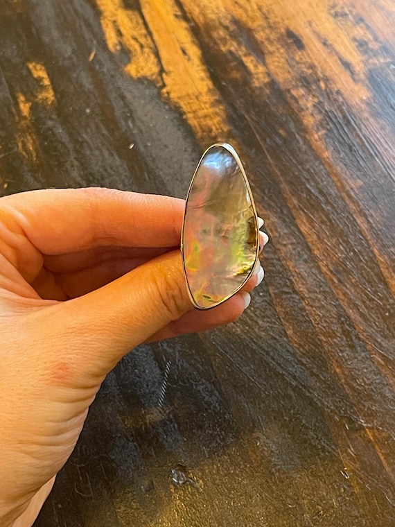 Abalone Adjustable Ring - image 1