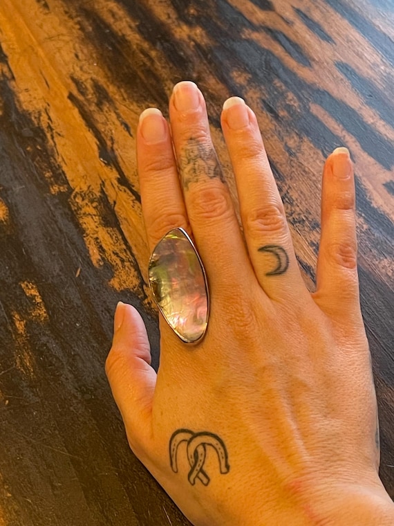 Abalone Adjustable Ring - image 4