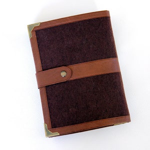 Brown planner cover / ring binder / agenda/ organiser/ daily planner/ Notebook cover/ Planner cover