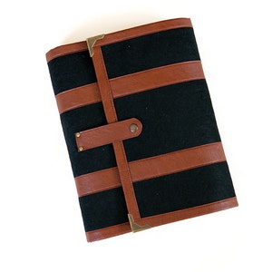 Schwarz braun A5/A4 Personal Size Planner Binder/ Ringbuch/ Agenda/ Organizer/ Tagesplaner/ Journal Cover